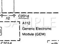 2000 Mercury Sable  3.0 V6 GAS Wiring Diagram