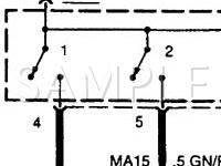 2000 Mercury Villager  3.3 V6 GAS Wiring Diagram