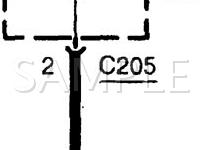 2000 Mercury Villager  3.3 V6 GAS Wiring Diagram