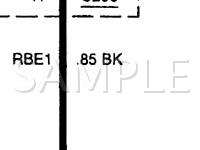 2000 Mercury Villager  3.3 V6 GAS Wiring Diagram
