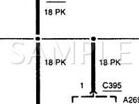2000 Mercury Villager  3.3 V6 GAS Wiring Diagram