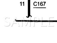 2001 Mercury Mountaineer  4.0 V6 GAS Wiring Diagram