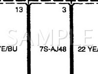 2001 Lincoln LS  3.0 V6 GAS Wiring Diagram