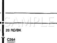 2001 Mercury Sable  3.0 V6 GAS Wiring Diagram