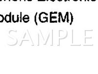 2001 Mercury Sable  3.0 V6 GAS Wiring Diagram