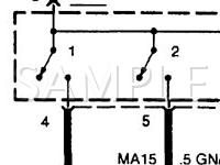 2001 Mercury Villager  3.3 V6 GAS Wiring Diagram