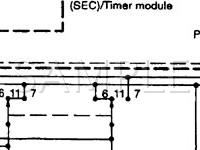 2001 Mercury Villager  3.3 V6 GAS Wiring Diagram