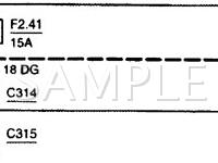 2002 Ford Mustang  3.8 V6 GAS Wiring Diagram