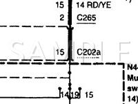 2002 Ford Mustang GT 4.6 V8 GAS Wiring Diagram
