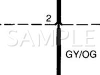 2002 Mercury Villager  3.3 V6 GAS Wiring Diagram