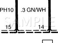 2002 Mercury Villager  3.3 V6 GAS Wiring Diagram