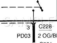 2002 Mercury Villager  3.3 V6 GAS Wiring Diagram