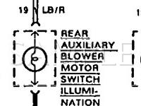 1990 Ford Aerostar  3.0 V6 GAS Wiring Diagram