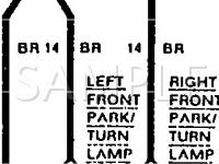 1990 Ford F-250 Pickup  7.3 V8 DIESEL Wiring Diagram