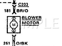 1990 Ford Bronco  4.9 L6 GAS Wiring Diagram
