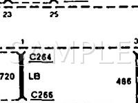 1990 Lincoln Continental Signature 3.8 V6 GAS Wiring Diagram