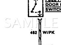 1990 Lincoln Continental  3.8 V6 GAS Wiring Diagram