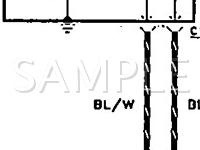 1990 Ford Festiva L Plus 1.3 L4 GAS Wiring Diagram