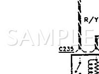 1990 Ford Probe GL 2.2 L4 GAS Wiring Diagram