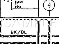 1990 Ford Probe GL 2.2 L4 GAS Wiring Diagram