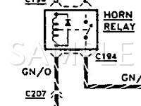 1990 Ford Probe LX 3.0 V6 GAS Wiring Diagram