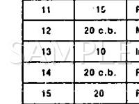 1990 Ford Ranger  2.9 V6 GAS Wiring Diagram
