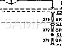 1990 Mercury Sable  3.8 V6 GAS Wiring Diagram