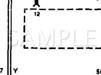 1990 Mercury Sable  3.0 V6 GAS Wiring Diagram