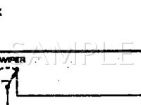 1990 Mercury Sable  3.8 V6 GAS Wiring Diagram