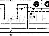 1990 Mercury Sable  3.0 V6 GAS Wiring Diagram