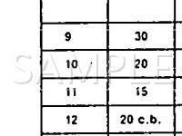 1990 Mercury Topaz  2.3 L4 GAS Wiring Diagram