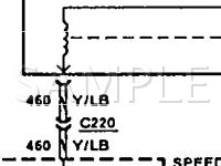 1990 Mercury Topaz  2.3 L4 GAS Wiring Diagram