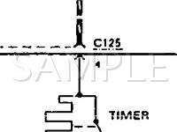 1990 Ford Tempo  2.3 L4 GAS Wiring Diagram