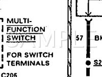 1990 Ford Thunderbird LX 3.8 V6 GAS Wiring Diagram
