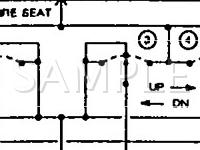 1990 Ford Thunderbird LX 3.8 V6 GAS Wiring Diagram