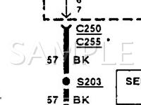 1991 Ford Aerostar  4.0 V6 GAS Wiring Diagram