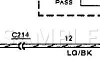 1991 Ford Aerostar  3.0 V6 GAS Wiring Diagram