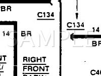 1991 Ford F-450 Super Duty Pickup  7.3 V8 DIESEL Wiring Diagram