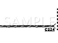 1991 Mercury Capri XR2 1.6 L4 GAS Wiring Diagram