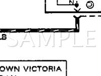 1991 Mercury Colony Park  5.0 V8 GAS Wiring Diagram