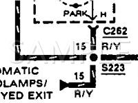 1991 Ford LTD Crown Victoria  5.0 V8 GAS Wiring Diagram