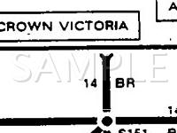 1991 Mercury Colony Park  5.0 V8 GAS Wiring Diagram