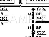 1991 Ford E-150 Econoline Club Wagon 4.9 L6 GAS Wiring Diagram