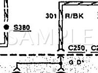 1991 Ford Escort LX 1.9 L4 GAS Wiring Diagram