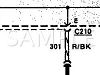 1991 Ford Escort LX 1.9 L4 GAS Wiring Diagram