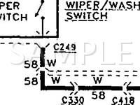 1991 Ford Explorer  4.0 V6 GAS Wiring Diagram