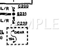 1991 Ford Festiva L 1.3 L4 GAS Wiring Diagram