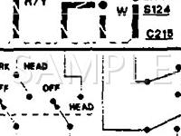 1991 Ford Festiva LX 1.3 L4 GAS Wiring Diagram
