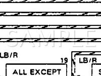 1991 Ford Taurus LX 3.8 V6 GAS Wiring Diagram