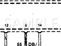 1991 Mercury Sable  3.0 V6 GAS Wiring Diagram